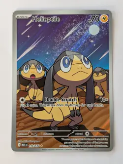 Helioptile 143/132 Illustration Rare Mega Evolutions Pokemon Card - Image 1