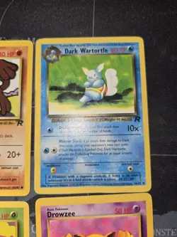 6-Card Team Rocket Pokemon Set Lot Ekans, Koffing, Machop, Mankey, Wartortle - Image 4