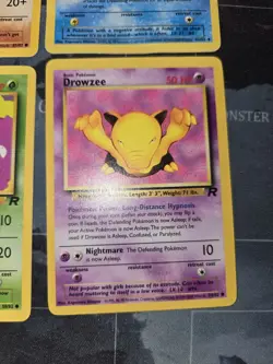 6-Card Team Rocket Pokemon Set Lot Ekans, Koffing, Machop, Mankey, Wartortle - Image 5