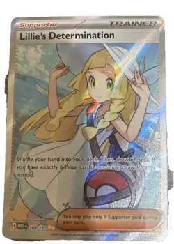 Lillie's Determination - 169/132- Mega Evolution Near Mint Card AND 2 119 NM - Image 1