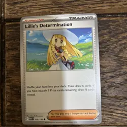 Lillie's Determination - 169/132- Mega Evolution Near Mint Card AND 2 119 NM - Image 4