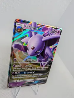 Espeon GX 61/149 SM Base Set - Holo Sun and Moon Pokemon Tcg Card - NM - Image 2