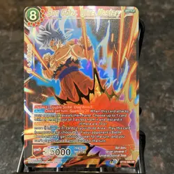 Son Goku Ultra Mastery GOLD STAMP SR Foil Dragon Ball Super Card Game | NM - Image 1