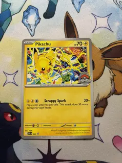 Pikachu Promo 2025 World Championships SVP EN 225 Pokemon Card - Image 1