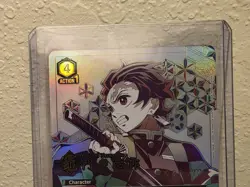 Demon Slayer Tanjiro Kamado ue05bt/kmy-1-008 numbered 88/100 Rarest Card In Set! - Image 3
