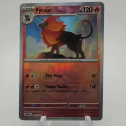Pyroar 016/131 Poke Ball Holo Prismatic Evolutions Pokemon TCG Card NM - Image 1