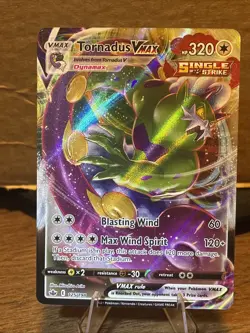 Pokemon TCG Tornadus VMAX Holo Ultra Rare Card Chilling Reign 125/198 NM - Image 1