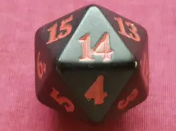 Magic The Gathering UNIVERSES BEYOND ASSASSIN'S CREED D20 SPINDOWN DICE DIE MTG - Image 2