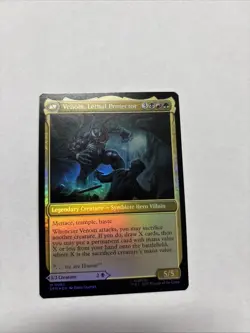 Eddie Brock M 0055 / Venom, Lethal Protector - MTG Marvel's Spider-Man FOIL - Image 2