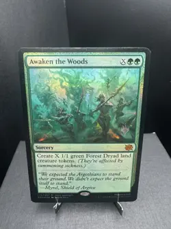 MTG The Brothers War Awaken The Woods Foil Mythic NM - Image 1