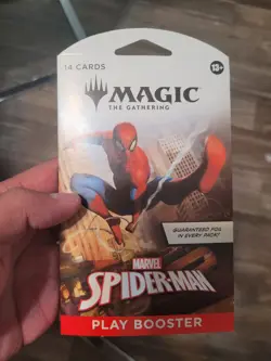 MTG: Magic The Gathering Marvel Spider-Man Play Sleeved Booster Pack - Image 1