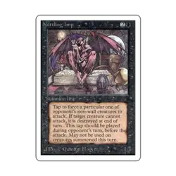WOTC MtG Unlimited Nettling Imp (U) VG+ - Image 1
