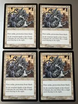 4x White Knight (NM) Legions Uncommon LGN Magic the Gathering MTG Playset - Image 1