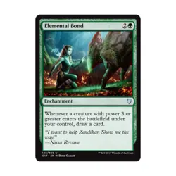 WOTC MTG Commander 2017 Elemental Bond (U) NM - Image 1