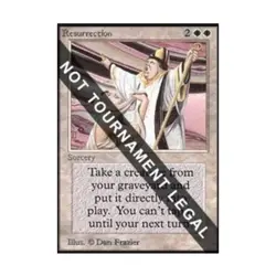 WOTC MtG Collector's Ed Resurrection (CE) (U) EX - Image 1