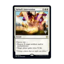 WOTC MtG Promo Pack: Theros Beyond Death Heliod's Intervention (R) NM - Image 1