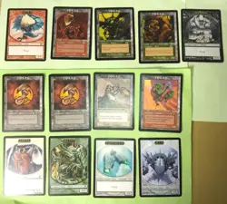 Digimon Card Reward Program Token Set Of 13 Mtg Promo Japan - Image 1