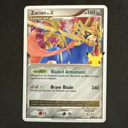 Zacian LV. X SWSH135 SWSH: Sword & Shield Promo Cards Holo Pokemon - Image 1