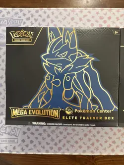 Pokemon TCG Mega Evolution Pokemon Center ETBs 2 Factory Sealed Boxes New - Image 2