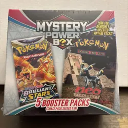 Pokemon Mystery Power Box Chase Pack Seeded 1:10 (5 Booster Packs) NEW SEALED - Image 1