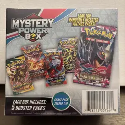Pokemon Mystery Power Box Chase Pack Seeded 1:10 (5 Booster Packs) NEW SEALED - Image 3