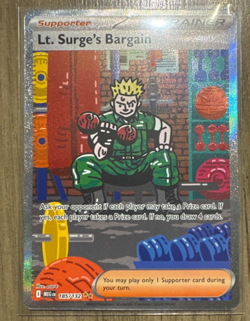 Lt. Surge's Bargain (Special Illustration Rare) 185/132 - Mega Evolution Pokemon - Image 1
