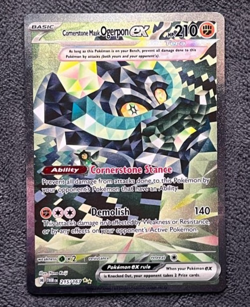 Cornerstone Mask Ogerpon EX 215/167 Twilight Masquerade SIR Pokemon Card NM - Image 1