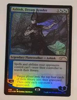 Ashiok, Dream Render Stained Glass -Foil Near Mint MTG Secret Lair - Image 1