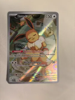 Eevee 173 Scarlet & Violet Holo Promo LP Pokemon TCG Card - Image 1