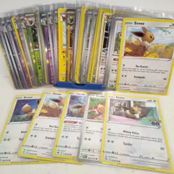 Eeveelution Card Bundle Lot of 37 Pokemon TCG (No Duplicates) - Image 1