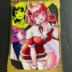Goddess Story Gold METAL Card - Maiden Party - Serial Number #/200! Anime Nino - Image 1