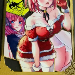 Goddess Story Gold METAL Card - Maiden Party - Serial Number #/200! Anime Nino - Image 2