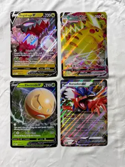 (8) POKEMON JUMBO OVERSIZED PROMO CARDS LOT - PIKACHU KORAIDON ARCEUS ELECTRODE - Image 3