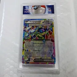 2024 Pokemon Terapagos EX 128/142 Secret Rare HGC 10 Gem Mint Graded Card - Image 1