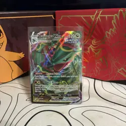 Pokemon Cards Rayquaza VMAX 102/159 Ultra Rare Crown Zenith - (NM) - Image 1