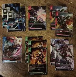 Gundam TCG: Newtype Rising Lot of 11 Cards MINT - Image 1