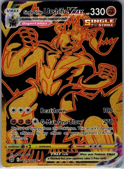 Single Strike Urshifu VMAX TG29/TG30 - Brilliant Stars - Pokemon Card - NM - Image 1