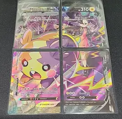 2023 Pokemon Crown Zenith Morpeko V Union 4 Card Lot - Image 1
