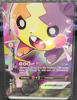 2023 Pokemon Crown Zenith Morpeko V Union 4 Card Lot - Image 3