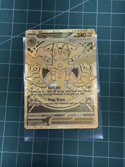 Mega Lucario EX 188/132 Hyper Rare Mega Evolutions NM Pack Fresh Gold Card - Image 3
