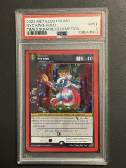 2022 Metazoo TCG NYC King Times Square Promo Card Exclusive Rat King PSA 9 MINT - Image 1