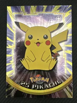 Pokemon Card Pikachu #25 Holo Foil Topps TV Animation Series NM Vintage - Image 1