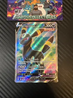 Pokemon TCG Umbreon v Evolving Skies Full Art Ultra Rare Card 188/203 NM - Image 1