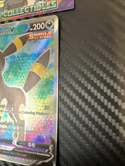 Pokemon TCG Umbreon v Evolving Skies Full Art Ultra Rare Card 188/203 NM - Image 5