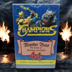 Champions Monster Wars Cards 1995 Gibson Games Sealed Warrior Power Vtg Sealed - Image 1