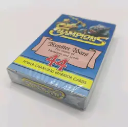 Champions Monster Wars Cards 1995 Gibson Games Sealed Warrior Power Vtg Sealed - Image 4