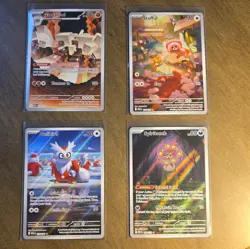 Pokemon Mega Evolution Illustration Rare Card Lot - Image 1