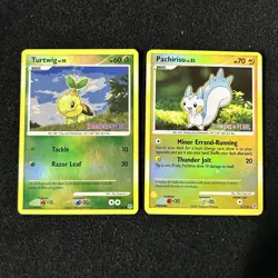 2008 Pokemon Burger King Promo 12 Card Set Diamond & Pearl Stamp Reverse Holo - Image 4