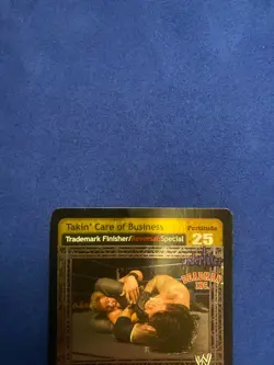 WWE Raw Deal Card Takin Care of Business for The Undertaker - Image 2