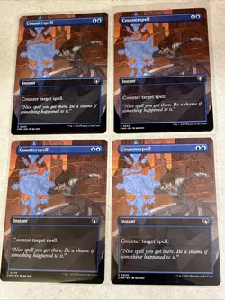 X4 Counterspell (Borderless) Commander Masters Regular - Image 1